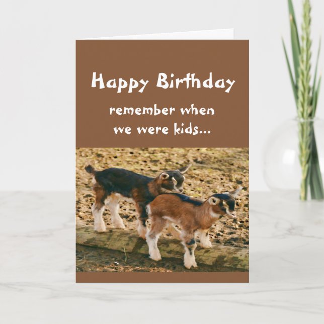 Tarjeta Cumpleaños gracioso sobre el humor de la vieja cab (Anverso)