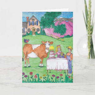 Tarjeta CUMPLEAÑOS - Granja