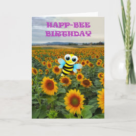 Tarjeta Cumpleaños Happ-Bee