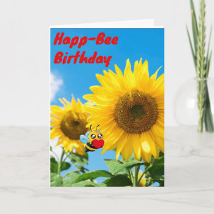 Tarjeta Cumpleaños Happ-Bee