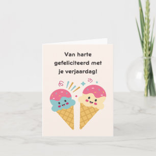 Tarjeta Cumpleaños holandés