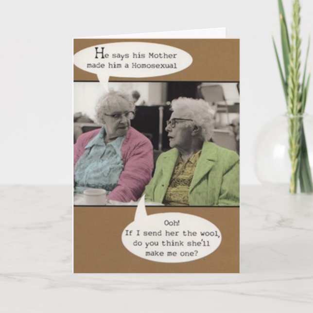 TARJETA CUMPLEAÑOS HOMOSEXUALES (Anverso)