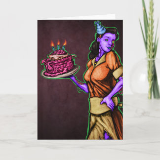 Tarjeta Cumpleaños infectado