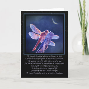 Tarjeta Cumpleaños inspirado por Dragonfly Pagan Wicca