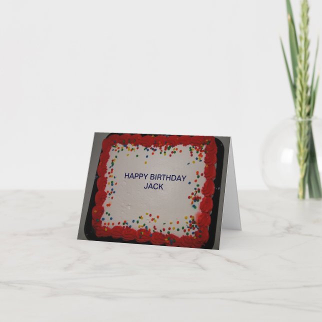 Tarjeta Cumpleaños, Jack (Anverso)