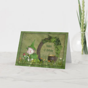 Tarjeta Cumpleaños Leprechaun