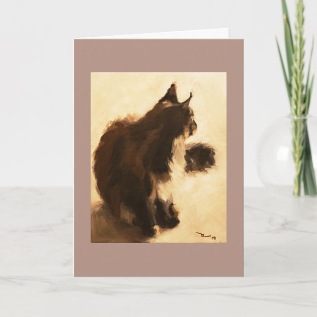 Tarjeta Cumpleaños - Macy en luz (Anverso)