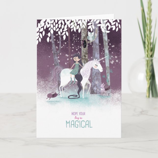 Tarjeta Cumpleaños mágico (Anverso)