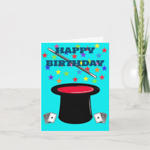 Tarjeta cumpleaños mágico