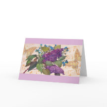 Cumpleaños mágico de la mariposa de Lilac ilustrad