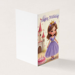 Tarjeta Cumpleaños Mágico en un Mundo de Cuento de Hadas