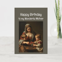 Cumpleaños Maravillosa Madre Amor