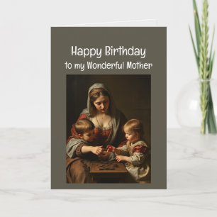 Tarjeta Cumpleaños Maravillosa Madre Amor