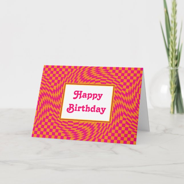 Tarjeta Cumpleaños maravilloso (Anverso)