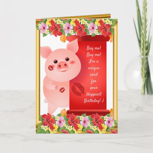 Tarjeta Cumpleaños más feliz (Anverso)