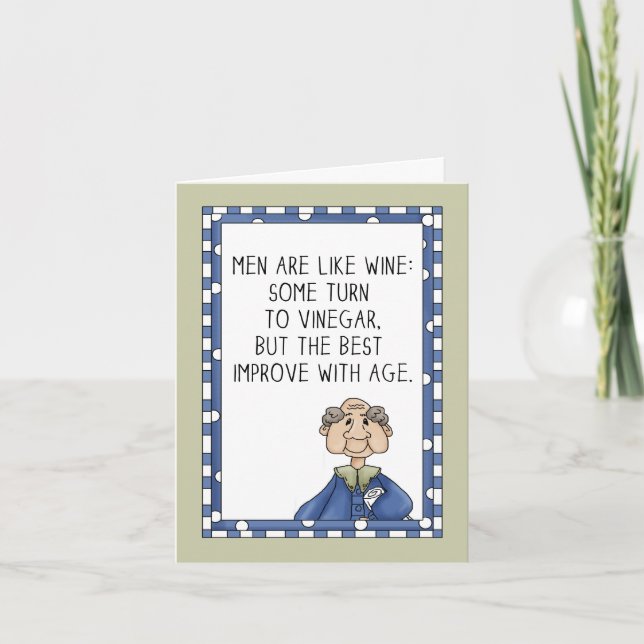 Tarjeta Cumpleaños mejorado edad (Anverso)