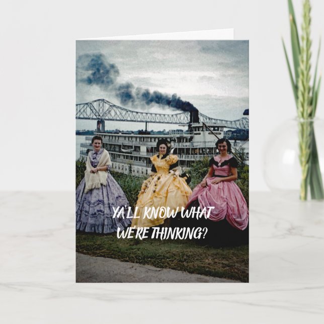 TARJETA CUMPLEAÑOS MERIDIONAL DE LA BARCA DEL BARCO DE (Anverso)