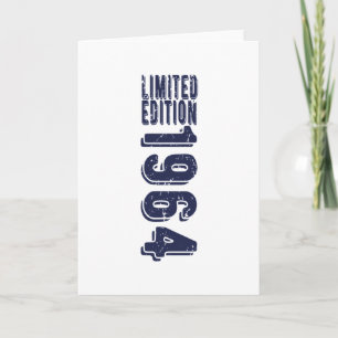 Tarjeta Cumpleaños Nacido En 1964 Edición Limitada
