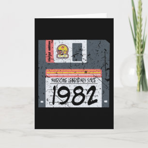 Tarjeta Cumpleaños Nerd 1982