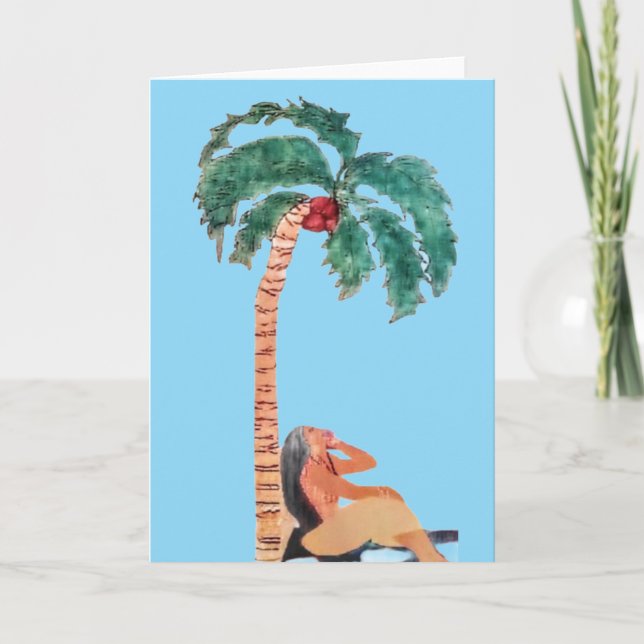 Tarjeta Cumpleaños Notecard (en blanco dentro) (Anverso)