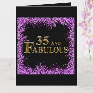 Tarjeta Cumpleaños número 35