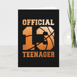 Tarjeta Cumpleaños oficial número 13 de Sketll Adolescente