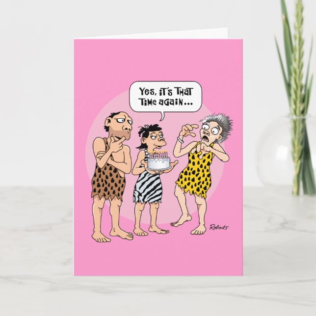 Tarjeta Cumpleaños otra vez para mamá mayor (Anverso)