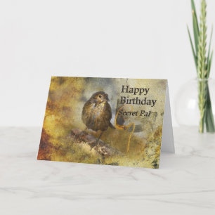 Tarjeta Cumpleaños - Pal secreto - Naturaleza