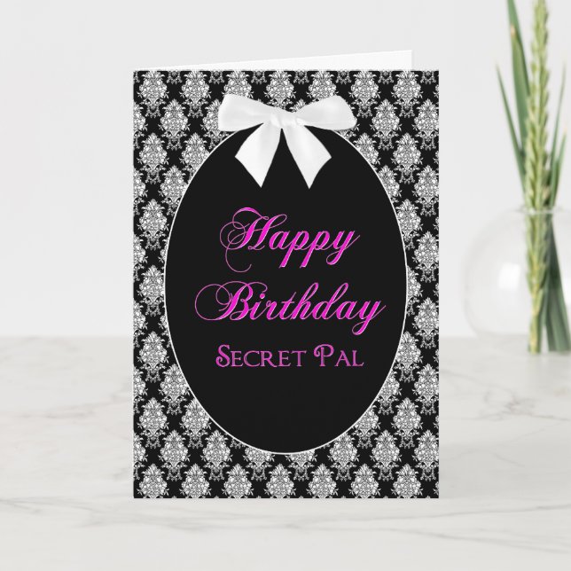 TARJETA CUMPLEAÑOS - PAL SECRETO - RECUERDOS (Anverso)