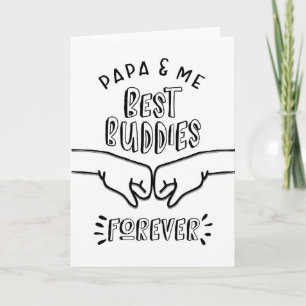 Tarjeta Cumpleaños - Papá y yo, mejores amigos para siempr