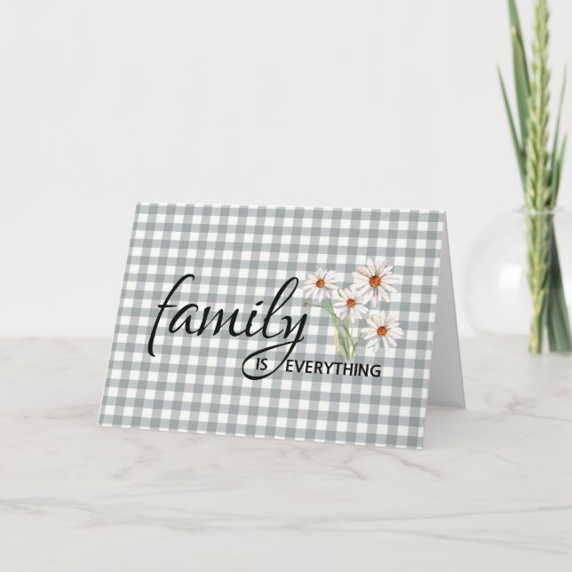Tarjeta Cumpleaños para cuñada margaritas (Anverso)
