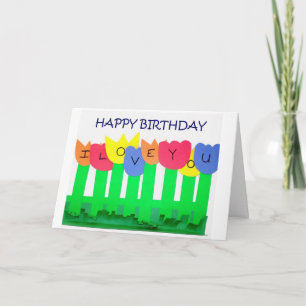 TARJETA ¡CUMPLEAÑOS PARA EL QUE ME TRAE ALEGRÍA!