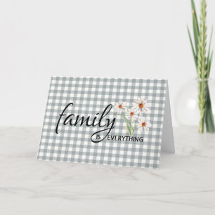Tarjeta Cumpleaños para primo en gingham