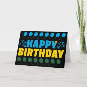 Tarjeta Cumpleaños Patriótico Bandera de Ruanda