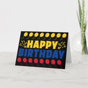Tarjeta Cumpleaños Patriótico de la Bandera de Colombia