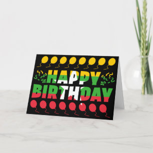 Tarjeta Cumpleaños patriótico de la bandera de Myanmar