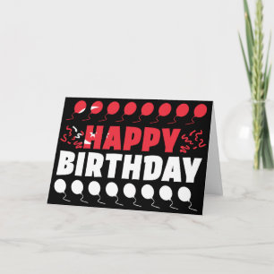 Tarjeta Cumpleaños Patriótico de la Bandera de Singapur