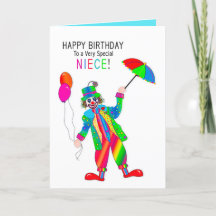 Cumpleaños, Payaso, Niña, Colección Kaleidoscope