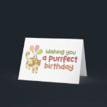 Tarjeta Cumpleaños perfecto Cute Cat Lover Funny Cumpleaño<br><div class="desc">Te deseo un cumpleaños perfecto. Graciosas,  humorísticas y a veces sarcásticas tarjetas de cumpleaños para tu familia y amigos. Obtén esta tarjeta para tu persona especial. Visita nuestra tienda para más tarjetas de cumpleaños geniales.</div>