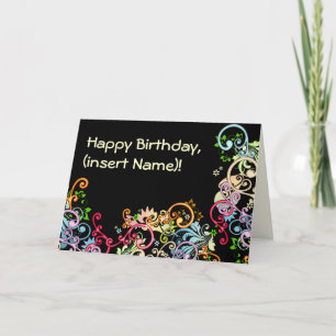 Tarjeta Cumpleaños Personalizable