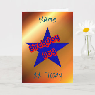 Tarjeta Cumpleaños personalizado
