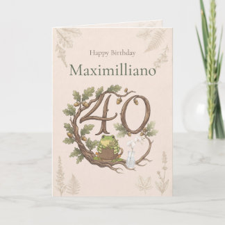 Tarjeta Cumpleaños personalizado Conoce a Zochi 40