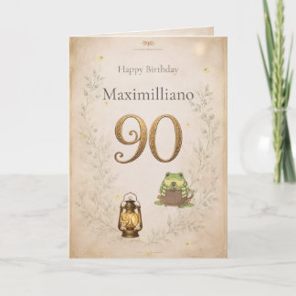Tarjeta Cumpleaños personalizado Conoce a Zochi 90