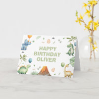 Cumpleaños personalizado de dinosaurios jurásicos 