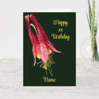 Cumpleaños Personalizado de Flor Columbina
