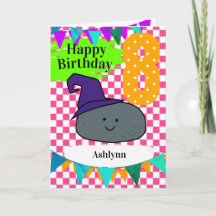 Cumpleaños personalizado de Halloween de bruja par