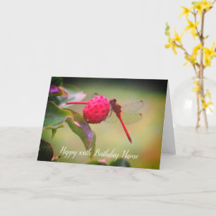 Tarjeta Cumpleaños personalizado de la naturaleza de la li