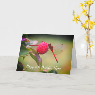 Tarjeta Cumpleaños personalizado de la naturaleza de la li