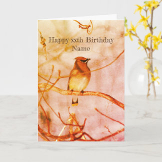 Tarjeta Cumpleaños Personalizado de la Naturaleza de las A