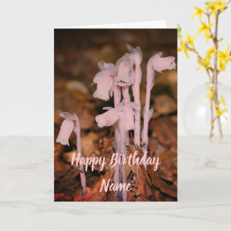 Tarjeta Cumpleaños personalizado de las flores silvestres
